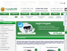 Tablet Screenshot of kopeyka.info